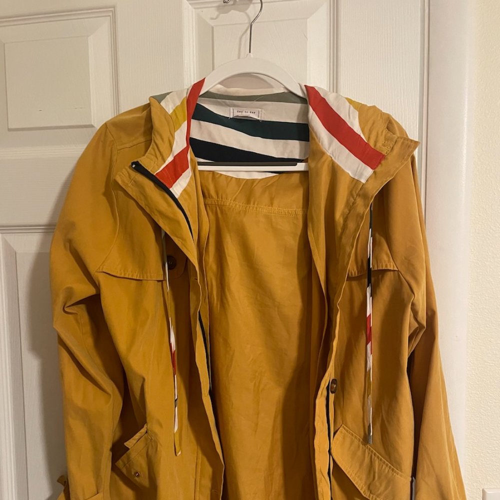 Stylish Mustard Yellow Rain Jacket